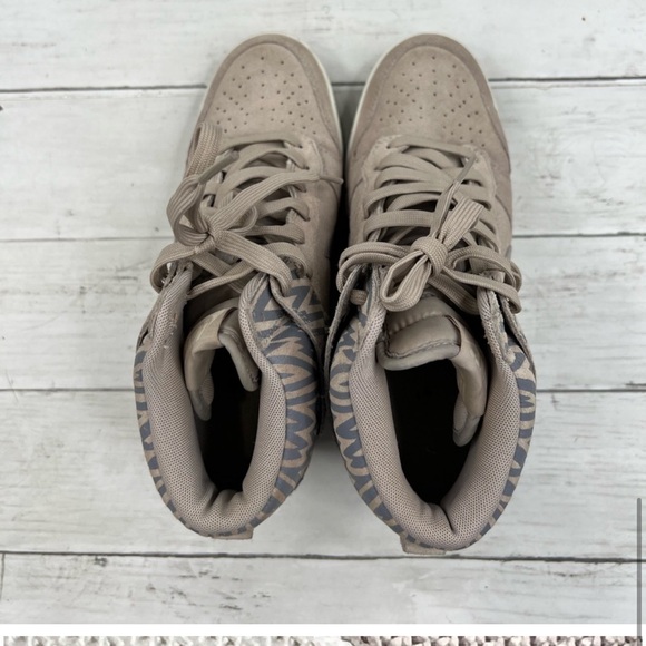 Nike Dunk Sky Hi Lace Up High Top Wedge Sneakers in “Zebra Print” (2013) - Picture 14 of 15